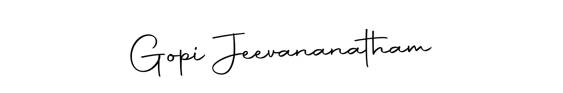 Create a beautiful signature design for name Gopi Jeevananatham. With this signature (Autography-DOLnW) fonts, you can make a handwritten signature for free. Gopi Jeevananatham signature style 10 images and pictures png