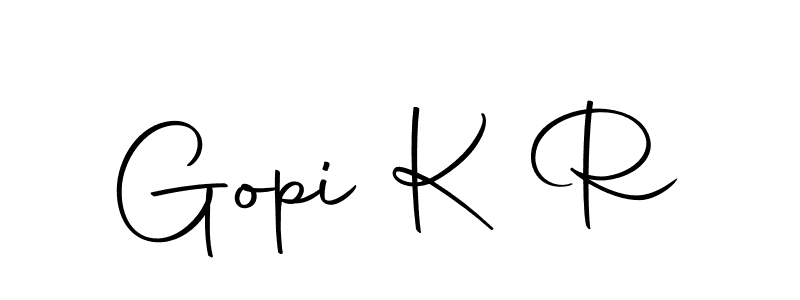 You can use this online signature creator to create a handwritten signature for the name Gopi K R. This is the best online autograph maker. Gopi K R signature style 10 images and pictures png