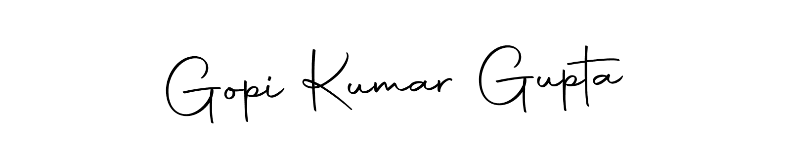 Use a signature maker to create a handwritten signature online. With this signature software, you can design (Autography-DOLnW) your own signature for name Gopi Kumar Gupta. Gopi Kumar Gupta signature style 10 images and pictures png