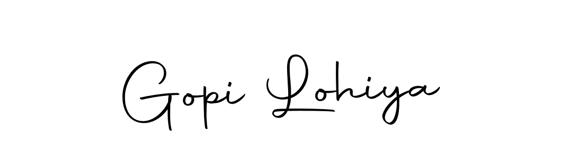 Here are the top 10 professional signature styles for the name Gopi Lohiya. These are the best autograph styles you can use for your name. Gopi Lohiya signature style 10 images and pictures png