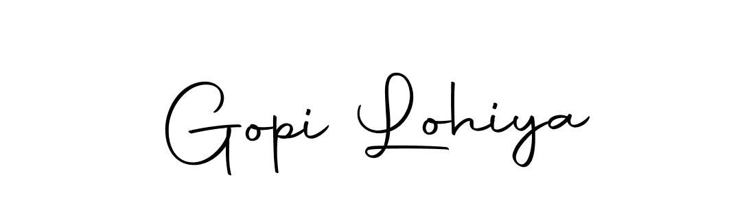 It looks lik you need a new signature style for name Gopi Lohiya. Design unique handwritten (Autography-DOLnW) signature with our free signature maker in just a few clicks. Gopi Lohiya signature style 10 images and pictures png