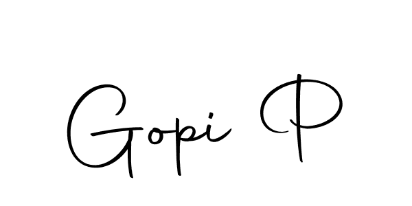 The best way (Autography-DOLnW) to make a short signature is to pick only two or three words in your name. The name Gopi P include a total of six letters. For converting this name. Gopi P signature style 10 images and pictures png