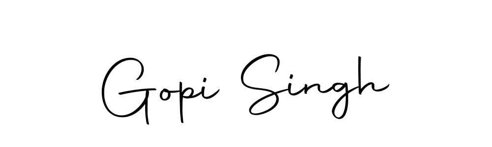 Also we have Gopi Singh name is the best signature style. Create professional handwritten signature collection using Autography-DOLnW autograph style. Gopi Singh signature style 10 images and pictures png