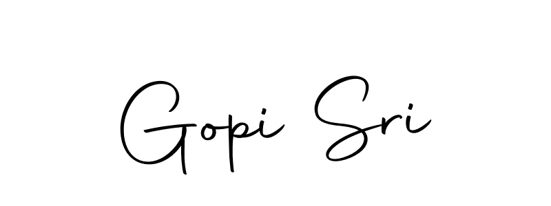 Design your own signature with our free online signature maker. With this signature software, you can create a handwritten (Autography-DOLnW) signature for name Gopi Sri. Gopi Sri signature style 10 images and pictures png