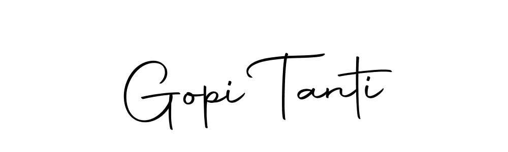 How to make Gopi Tanti signature? Autography-DOLnW is a professional autograph style. Create handwritten signature for Gopi Tanti name. Gopi Tanti signature style 10 images and pictures png
