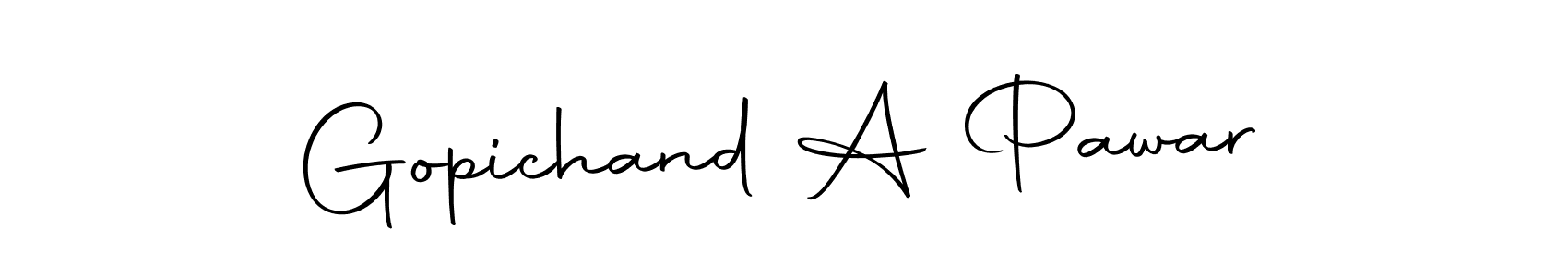 Gopichand A Pawar stylish signature style. Best Handwritten Sign (Autography-DOLnW) for my name. Handwritten Signature Collection Ideas for my name Gopichand A Pawar. Gopichand A Pawar signature style 10 images and pictures png