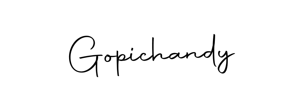 Design your own signature with our free online signature maker. With this signature software, you can create a handwritten (Autography-DOLnW) signature for name Gopichandy. Gopichandy signature style 10 images and pictures png
