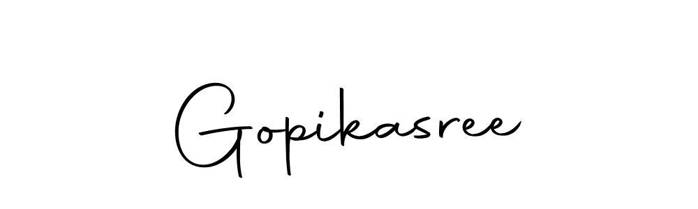 Similarly Autography-DOLnW is the best handwritten signature design. Signature creator online .You can use it as an online autograph creator for name Gopikasree. Gopikasree signature style 10 images and pictures png