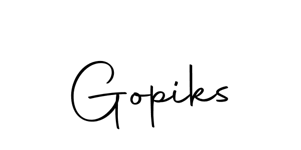 How to Draw Gopiks signature style? Autography-DOLnW is a latest design signature styles for name Gopiks. Gopiks signature style 10 images and pictures png