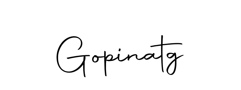 Use a signature maker to create a handwritten signature online. With this signature software, you can design (Autography-DOLnW) your own signature for name Gopinatg. Gopinatg signature style 10 images and pictures png