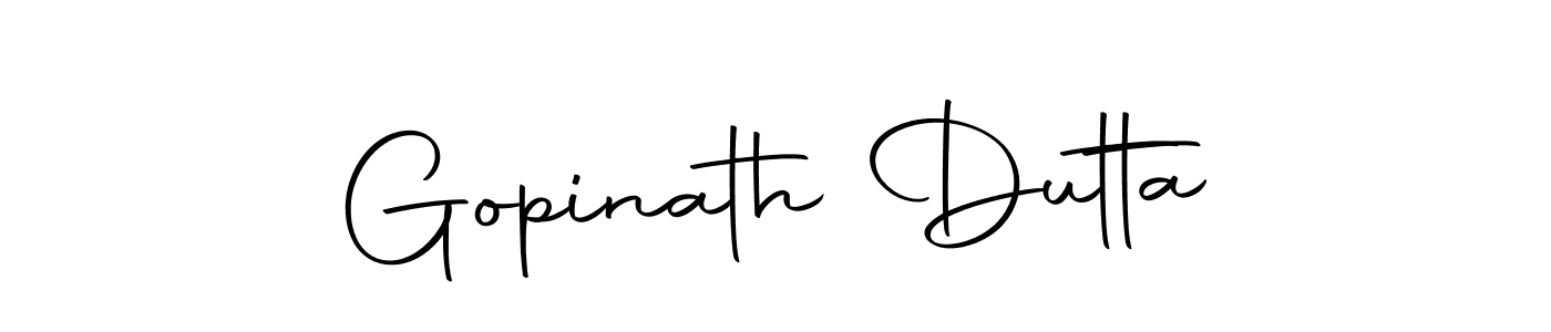 Create a beautiful signature design for name Gopinath Dutta. With this signature (Autography-DOLnW) fonts, you can make a handwritten signature for free. Gopinath Dutta signature style 10 images and pictures png