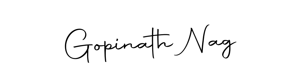 Make a beautiful signature design for name Gopinath Nag. Use this online signature maker to create a handwritten signature for free. Gopinath Nag signature style 10 images and pictures png