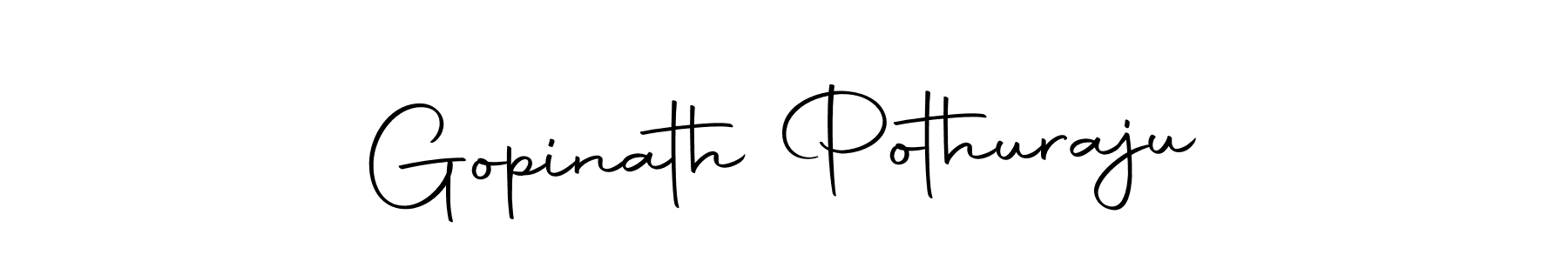 Create a beautiful signature design for name Gopinath Pothuraju. With this signature (Autography-DOLnW) fonts, you can make a handwritten signature for free. Gopinath Pothuraju signature style 10 images and pictures png
