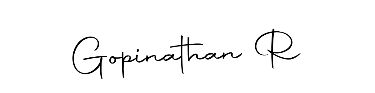 You can use this online signature creator to create a handwritten signature for the name Gopinathan R. This is the best online autograph maker. Gopinathan R signature style 10 images and pictures png