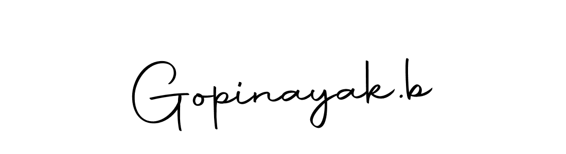 Create a beautiful signature design for name Gopinayak.b. With this signature (Autography-DOLnW) fonts, you can make a handwritten signature for free. Gopinayak.b signature style 10 images and pictures png