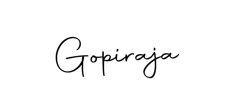 Use a signature maker to create a handwritten signature online. With this signature software, you can design (Autography-DOLnW) your own signature for name Gopiraja. Gopiraja signature style 10 images and pictures png