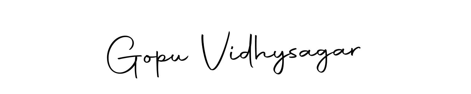 It looks lik you need a new signature style for name Gopu Vidhysagar. Design unique handwritten (Autography-DOLnW) signature with our free signature maker in just a few clicks. Gopu Vidhysagar signature style 10 images and pictures png