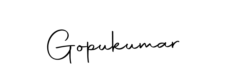 Make a beautiful signature design for name Gopukumar. With this signature (Autography-DOLnW) style, you can create a handwritten signature for free. Gopukumar signature style 10 images and pictures png