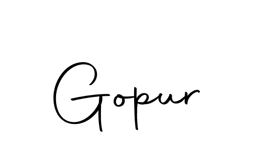 How to make Gopur name signature. Use Autography-DOLnW style for creating short signs online. This is the latest handwritten sign. Gopur signature style 10 images and pictures png