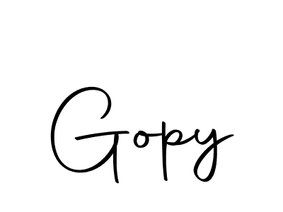 You should practise on your own different ways (Autography-DOLnW) to write your name (Gopy) in signature. don't let someone else do it for you. Gopy signature style 10 images and pictures png