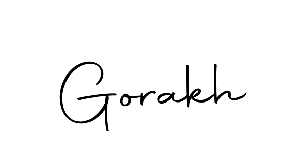 Use a signature maker to create a handwritten signature online. With this signature software, you can design (Autography-DOLnW) your own signature for name Gorakh. Gorakh signature style 10 images and pictures png