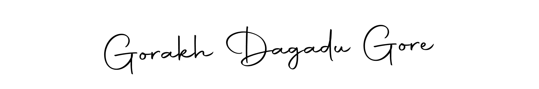 Make a beautiful signature design for name Gorakh Dagadu Gore. With this signature (Autography-DOLnW) style, you can create a handwritten signature for free. Gorakh Dagadu Gore signature style 10 images and pictures png