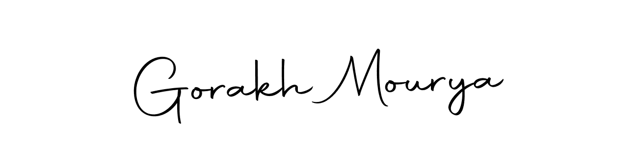 Autography-DOLnW is a professional signature style that is perfect for those who want to add a touch of class to their signature. It is also a great choice for those who want to make their signature more unique. Get Gorakh Mourya name to fancy signature for free. Gorakh Mourya signature style 10 images and pictures png