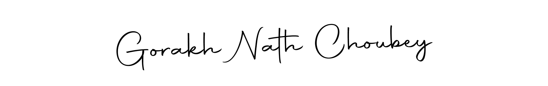 Make a beautiful signature design for name Gorakh Nath Choubey. With this signature (Autography-DOLnW) style, you can create a handwritten signature for free. Gorakh Nath Choubey signature style 10 images and pictures png
