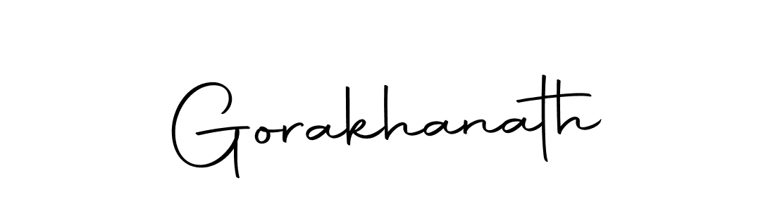 Design your own signature with our free online signature maker. With this signature software, you can create a handwritten (Autography-DOLnW) signature for name Gorakhanath. Gorakhanath signature style 10 images and pictures png