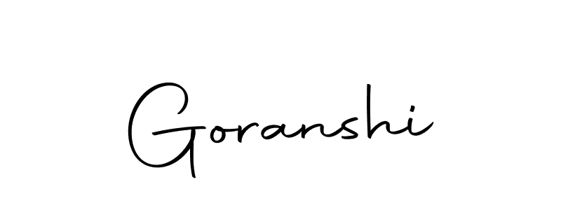 How to make Goranshi name signature. Use Autography-DOLnW style for creating short signs online. This is the latest handwritten sign. Goranshi signature style 10 images and pictures png