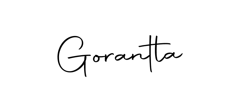 Use a signature maker to create a handwritten signature online. With this signature software, you can design (Autography-DOLnW) your own signature for name Gorantla. Gorantla signature style 10 images and pictures png