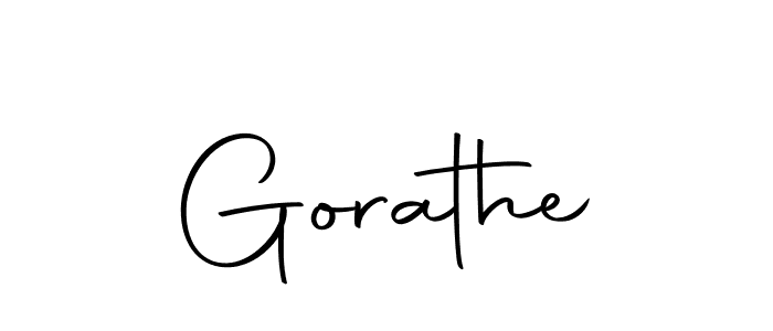 Make a beautiful signature design for name Gorathe. Use this online signature maker to create a handwritten signature for free. Gorathe signature style 10 images and pictures png