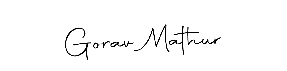 Similarly Autography-DOLnW is the best handwritten signature design. Signature creator online .You can use it as an online autograph creator for name Gorav Mathur. Gorav Mathur signature style 10 images and pictures png