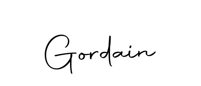 Make a beautiful signature design for name Gordain. With this signature (Autography-DOLnW) style, you can create a handwritten signature for free. Gordain signature style 10 images and pictures png