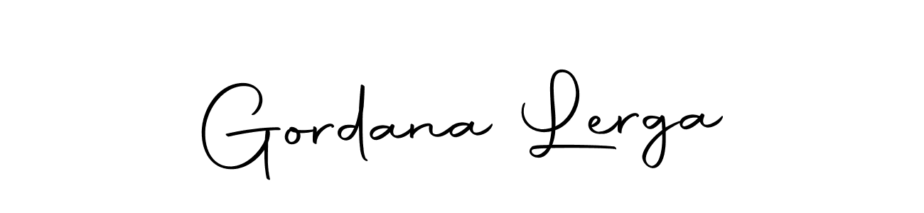 Make a short Gordana Lerga signature style. Manage your documents anywhere anytime using Autography-DOLnW. Create and add eSignatures, submit forms, share and send files easily. Gordana Lerga signature style 10 images and pictures png