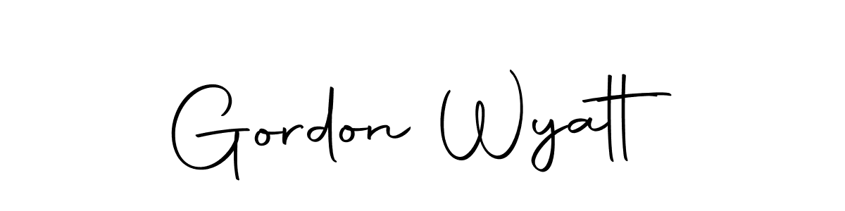 The best way (Autography-DOLnW) to make a short signature is to pick only two or three words in your name. The name Gordon Wyatt include a total of six letters. For converting this name. Gordon Wyatt signature style 10 images and pictures png