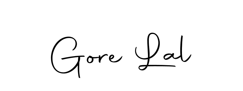 Use a signature maker to create a handwritten signature online. With this signature software, you can design (Autography-DOLnW) your own signature for name Gore Lal. Gore Lal signature style 10 images and pictures png