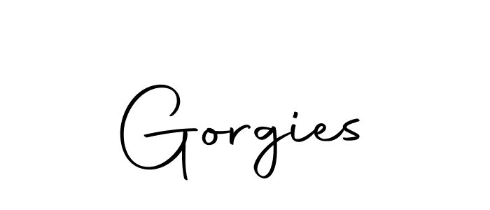 Make a beautiful signature design for name Gorgies. With this signature (Autography-DOLnW) style, you can create a handwritten signature for free. Gorgies signature style 10 images and pictures png