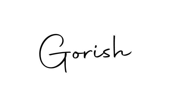 Create a beautiful signature design for name Gorish. With this signature (Autography-DOLnW) fonts, you can make a handwritten signature for free. Gorish signature style 10 images and pictures png