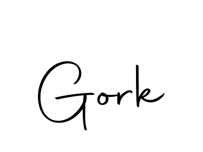 How to make Gork signature? Autography-DOLnW is a professional autograph style. Create handwritten signature for Gork name. Gork signature style 10 images and pictures png