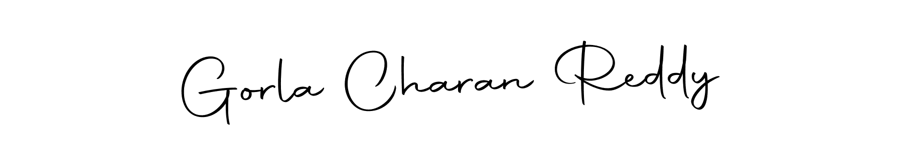 Design your own signature with our free online signature maker. With this signature software, you can create a handwritten (Autography-DOLnW) signature for name Gorla Charan Reddy. Gorla Charan Reddy signature style 10 images and pictures png