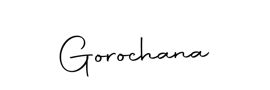 Gorochana stylish signature style. Best Handwritten Sign (Autography-DOLnW) for my name. Handwritten Signature Collection Ideas for my name Gorochana. Gorochana signature style 10 images and pictures png