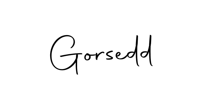 Design your own signature with our free online signature maker. With this signature software, you can create a handwritten (Autography-DOLnW) signature for name Gorsedd. Gorsedd signature style 10 images and pictures png