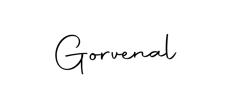 How to make Gorvenal name signature. Use Autography-DOLnW style for creating short signs online. This is the latest handwritten sign. Gorvenal signature style 10 images and pictures png