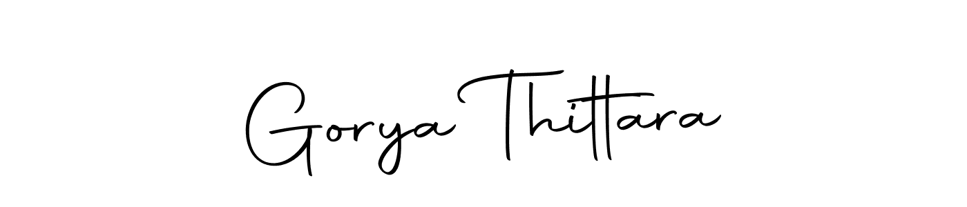 How to make Gorya Thittara signature? Autography-DOLnW is a professional autograph style. Create handwritten signature for Gorya Thittara name. Gorya Thittara signature style 10 images and pictures png