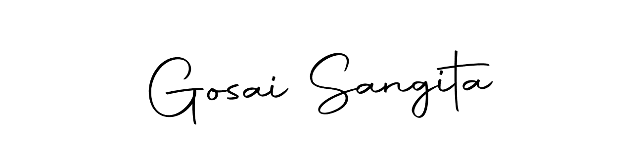 if you are searching for the best signature style for your name Gosai Sangita. so please give up your signature search. here we have designed multiple signature styles  using Autography-DOLnW. Gosai Sangita signature style 10 images and pictures png