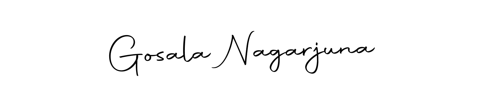 Similarly Autography-DOLnW is the best handwritten signature design. Signature creator online .You can use it as an online autograph creator for name Gosala Nagarjuna. Gosala Nagarjuna signature style 10 images and pictures png