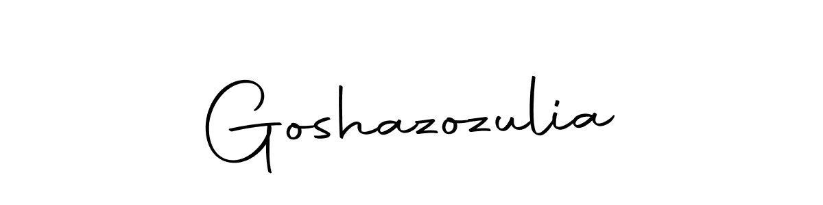 Also we have Goshazozulia name is the best signature style. Create professional handwritten signature collection using Autography-DOLnW autograph style. Goshazozulia signature style 10 images and pictures png