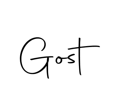 Use a signature maker to create a handwritten signature online. With this signature software, you can design (Autography-DOLnW) your own signature for name Gost. Gost signature style 10 images and pictures png