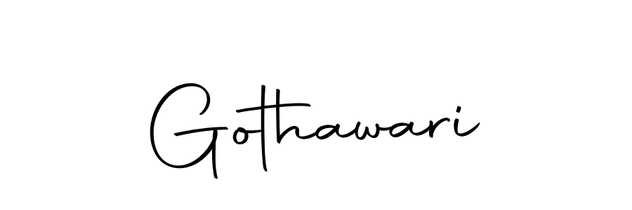 Create a beautiful signature design for name Gothawari. With this signature (Autography-DOLnW) fonts, you can make a handwritten signature for free. Gothawari signature style 10 images and pictures png